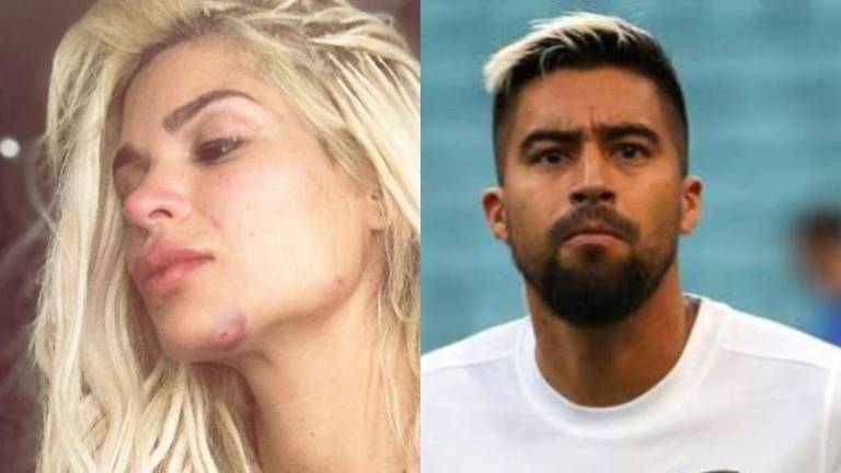 Novia de Cristhian Noboa denuncia que fue agredida por el futbolista