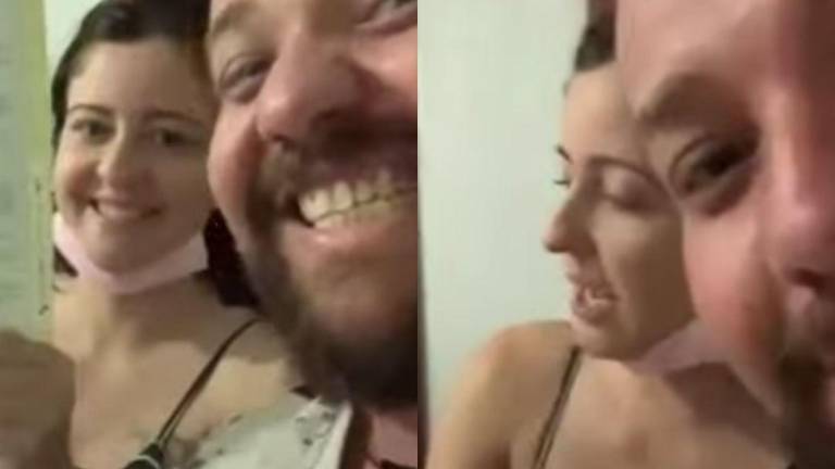 Exesposos se vuelven virales por celebrar su divorcio en Brasil.