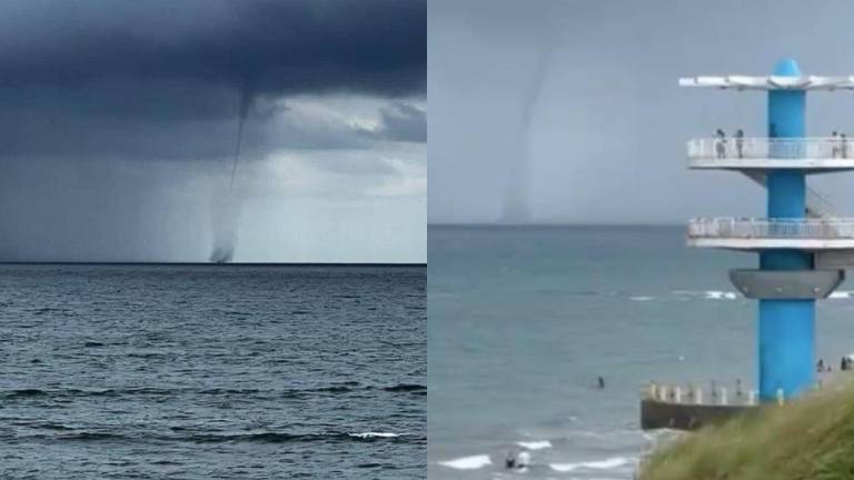 Inamhi explica por qué se formó una tromba marina en las costas de Santa Elena: ¿Es peligroso para la población?