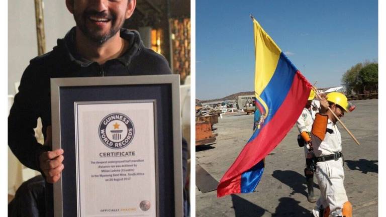 Ecuatoriano con récord Guinness por cumplir desafío extremo