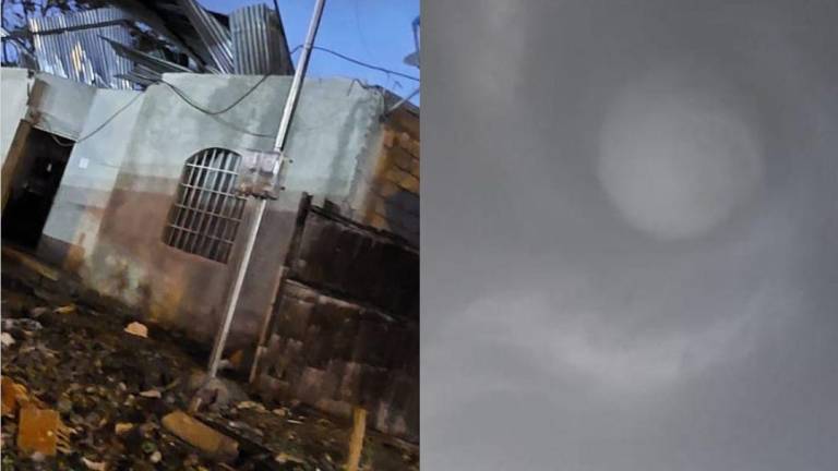 Vendaval arrasó con los techos de casas y una escuela en Monte Sinaí, Guayaquil