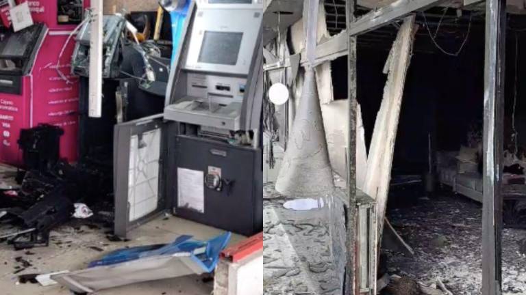 Ataque con explosivos en una gasolinera y una discoteca de Guayaquil: así quedaron los negocios