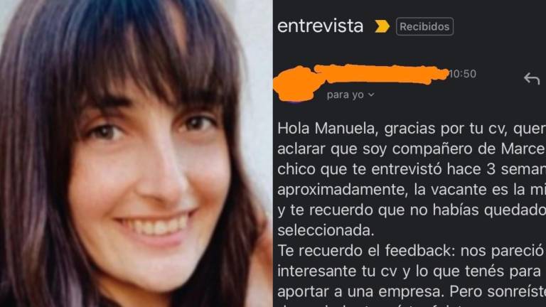 Joven argentina es rechazada en entrevista laboral por “sonreír demasiado”