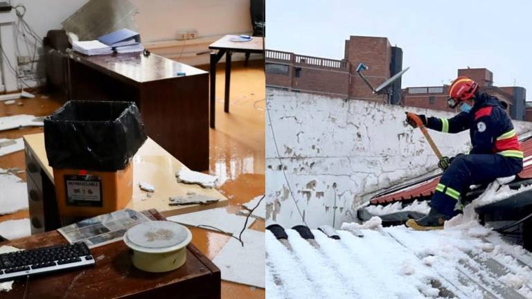 Fuerte lluvia en Quito provocó inundaciones y daños en el CNE