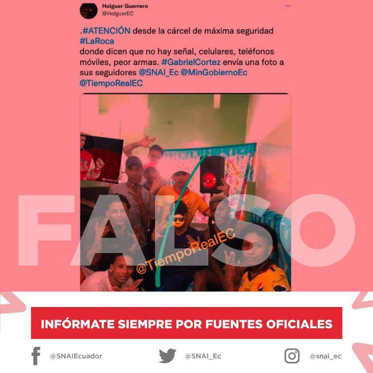 $!SNAI se pronuncia por foto en la que aparece Gabriel Cortéz; informa que el futbolista no está en 'La Roca'