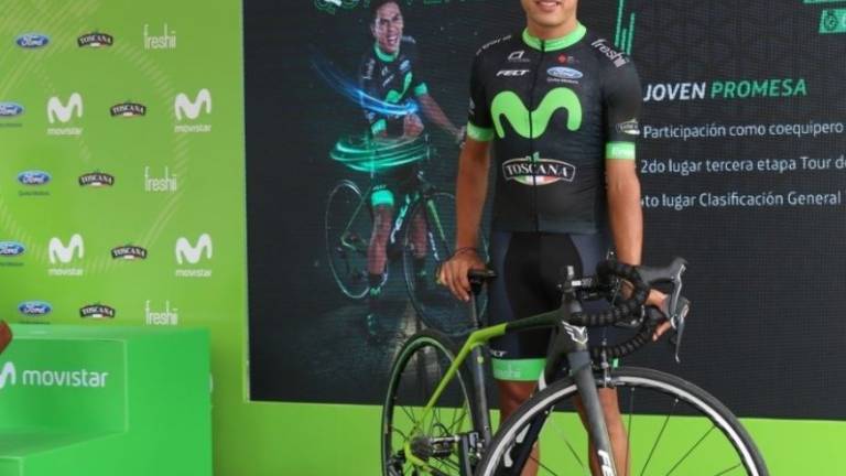 El ciclista ecuatoriano que mantiene vivo el sueño de volver a competir pese al confinamiento