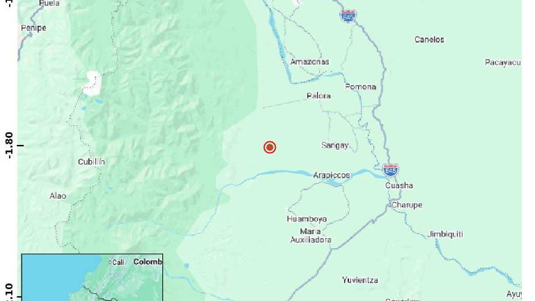 Sismo de magnitud 3.2 sacudió este jueves 3 de septiembre en la provincia de Pastaza