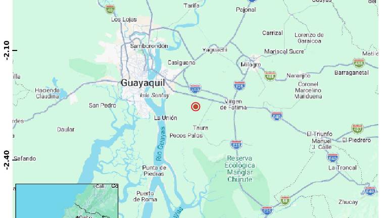 Sismo de magnitud 3,4 se registra cerca de Durán, provincia del Guayas