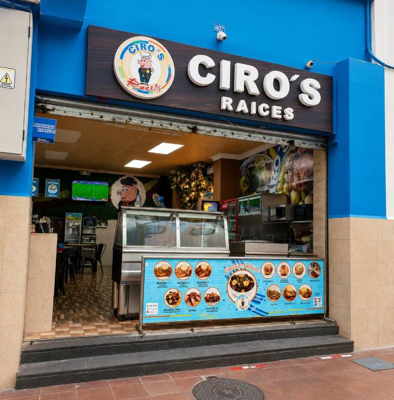$!Fachada de un restaurante del centro de Guayaquil.