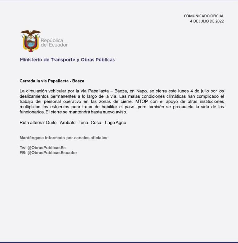 $!Alarma por deslizamientos e inundaciones debido a fuertes lluvias en Ecuador