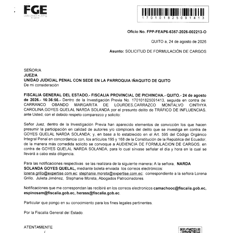 $!Solicitud de la Fiscalía.