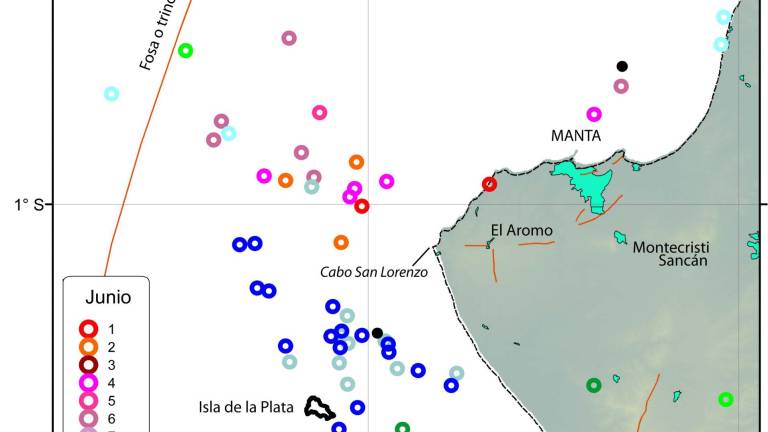 Geofísico alertó sobre cadena de 56 sismos en las costas de Manabí
