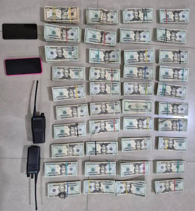 $!Incautación de dinero durante operativo Costa.
