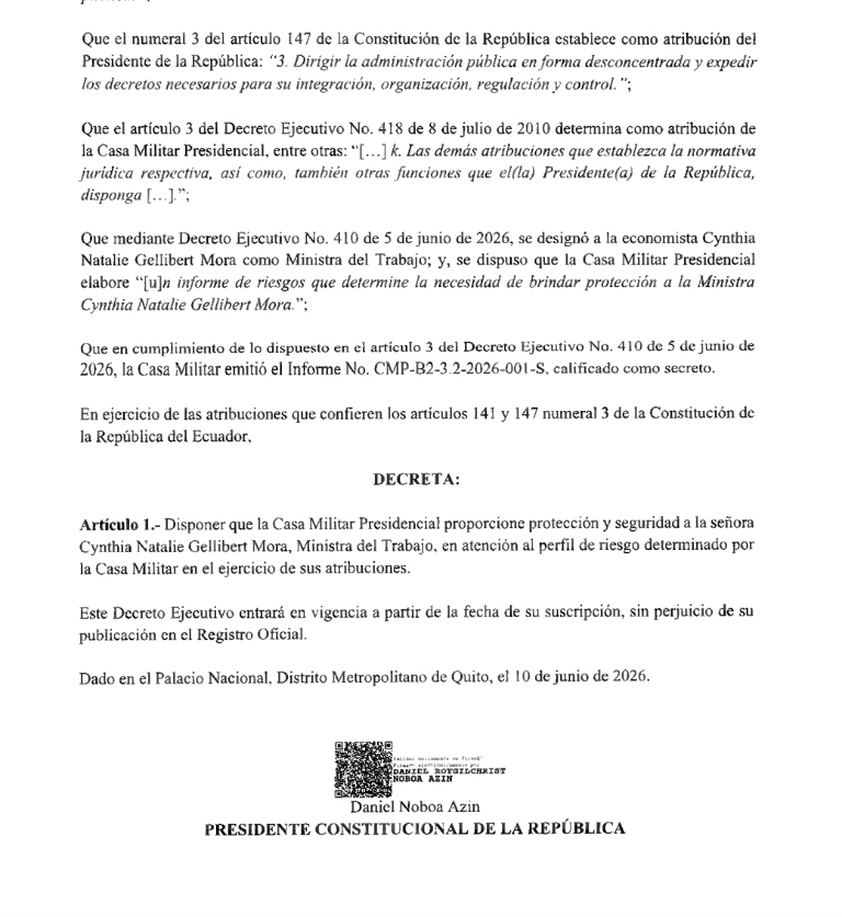 $!Decreto Ejecutivo 417.