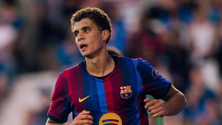 Hamza Abdelkarim debuta como goleador del FC Barcelona con un doblete ante Birmingham City