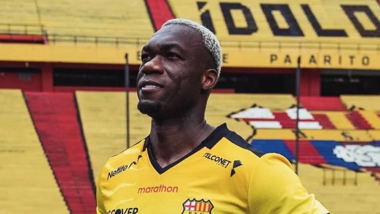 Felipe Caicedo, jugador de Barcelona SC.