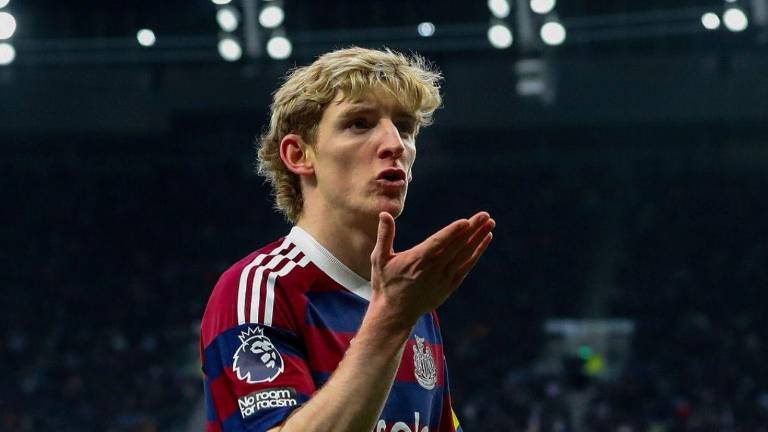 Anthony Gordon, jugador del Newcastle.