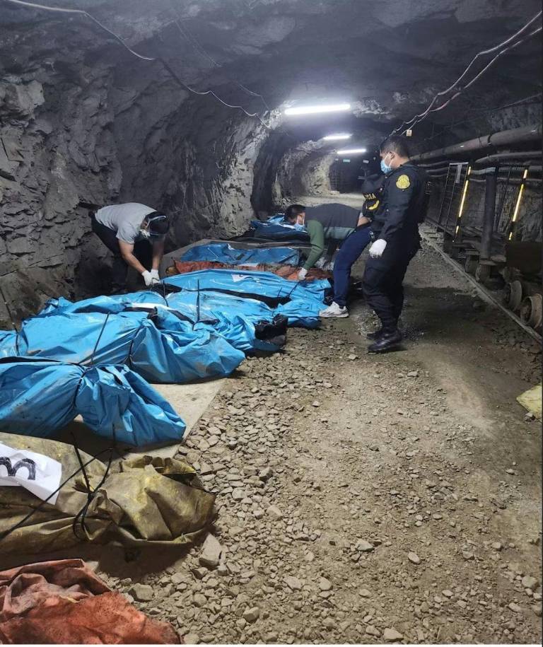 $!Matanza en una mina de Perú.