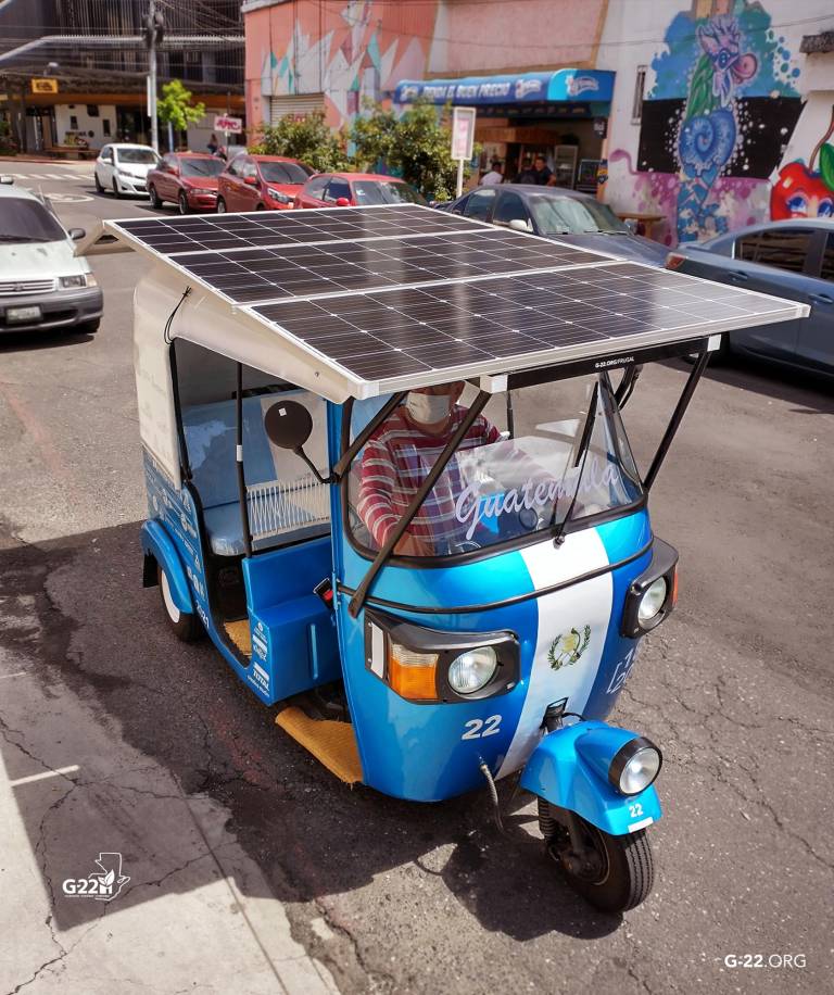 $!Tuk Tuk Solar: reemplaza los motores de las tricimotos por energía solar.
