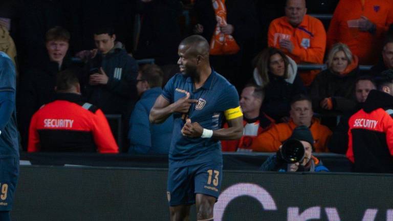 Enner Valencia celebrando su anotación en el amistoso frente a Países Bajos el pasado 31 de marzo de 2026.
