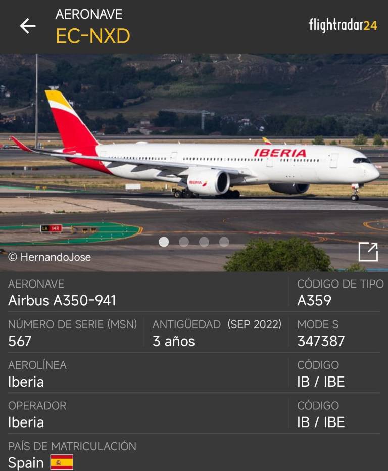 $!Para Iberia, la incorporación del A350 en Guayaquil era una señal de la importancia estratégica que la compañía asigna a Ecuador.