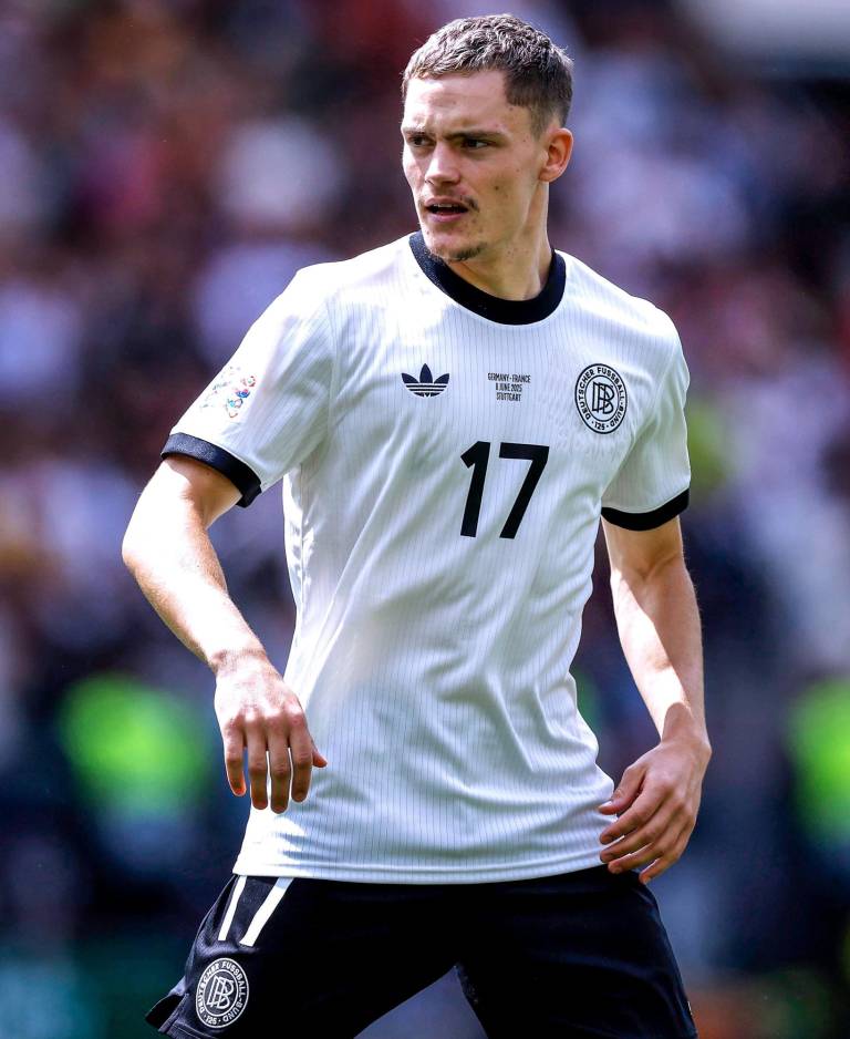 $!Florian Wirtz, mediocampista de la Selección alemana, durante un partido.