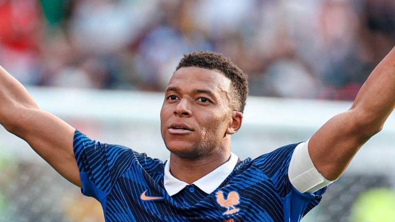 Kylian Mbappé celebrando el gol anotado ante Suecia en el Mundial 2026.