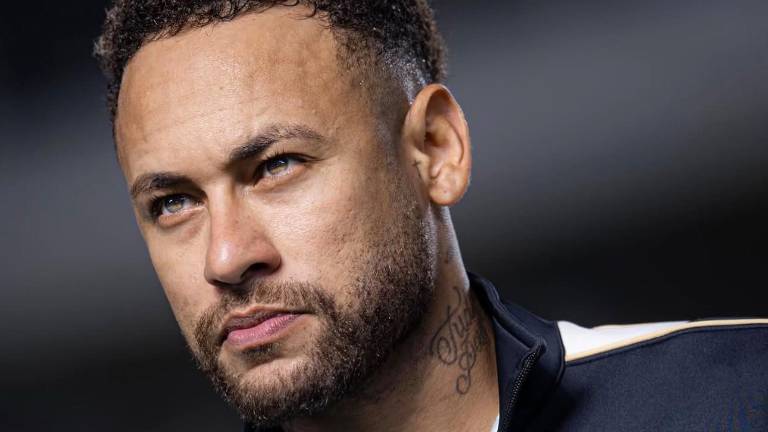 Neymar, jugador del Santos FC.
