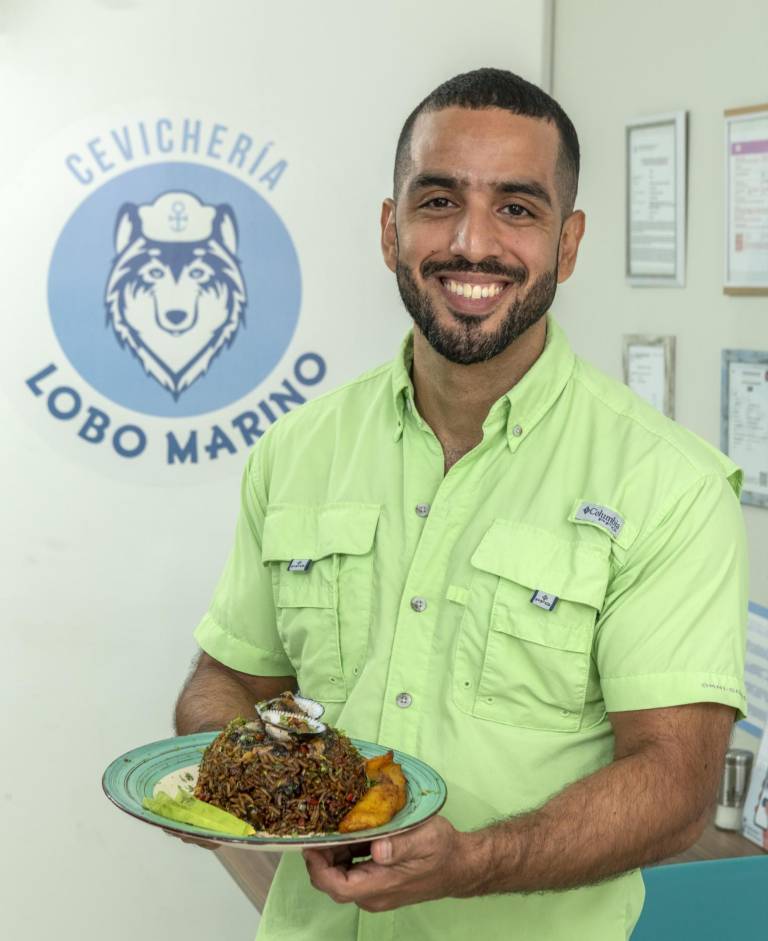 $!Daniel García, propietario de Cevichería Lobo Marino.