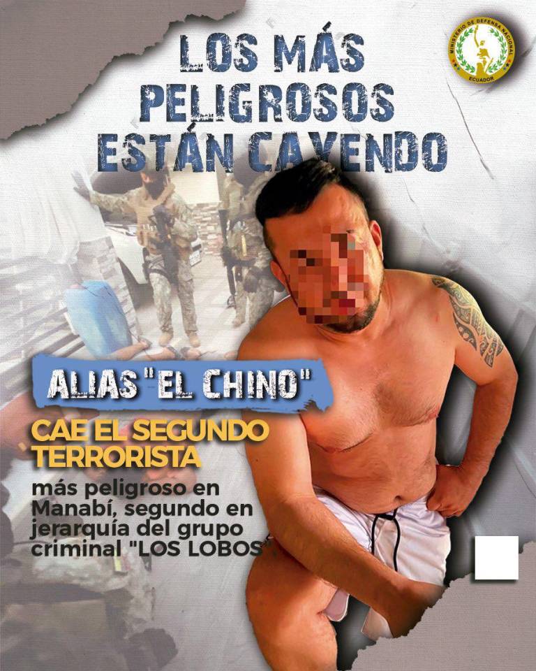 $!Juez deja en libertad a alias 'El Chino' horas después de su captura como segundo al mando de 'Los Lobos'