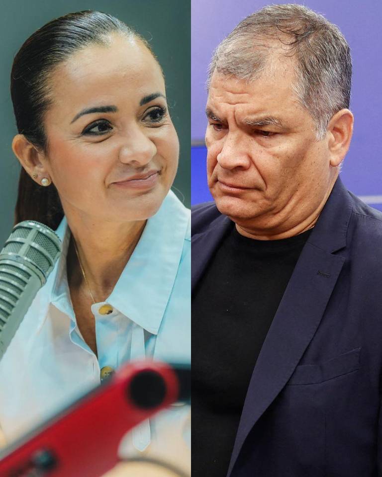 $!Marcela Aguiñaga habla sobre la reunión con Rafael Correa.