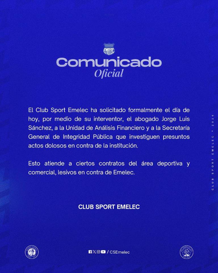 $!El bombillo solicitó investigación al UAFE y a la Secretaría General de Integridad Pública.