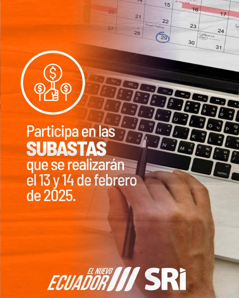 $!Anuncio de subasta.