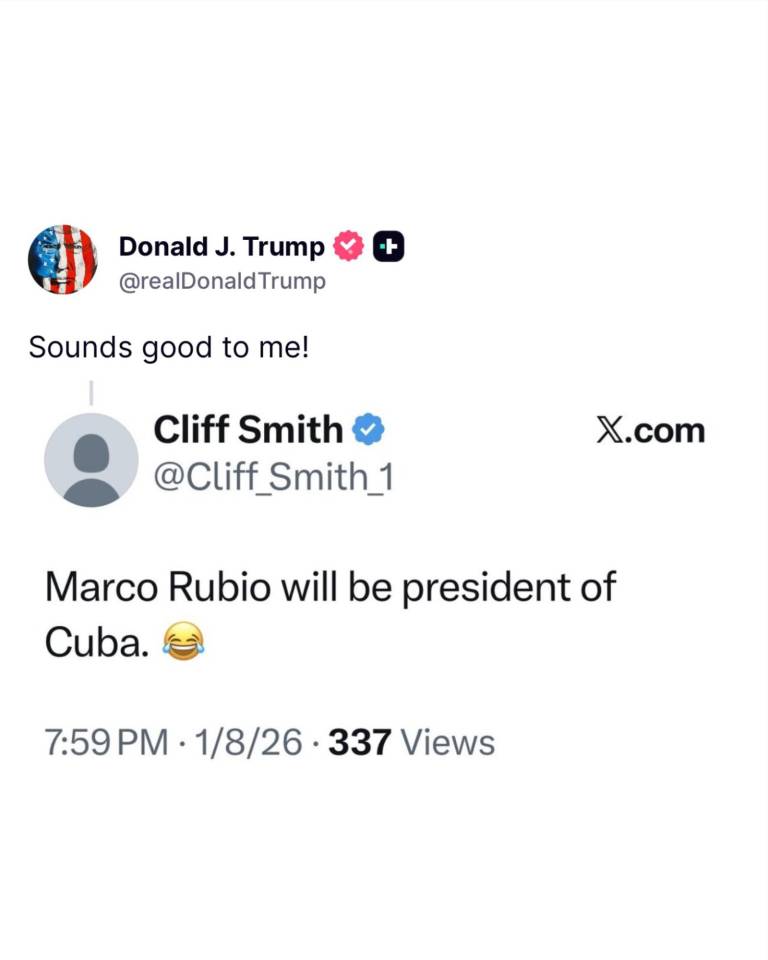 $!El mensaje de Trump.