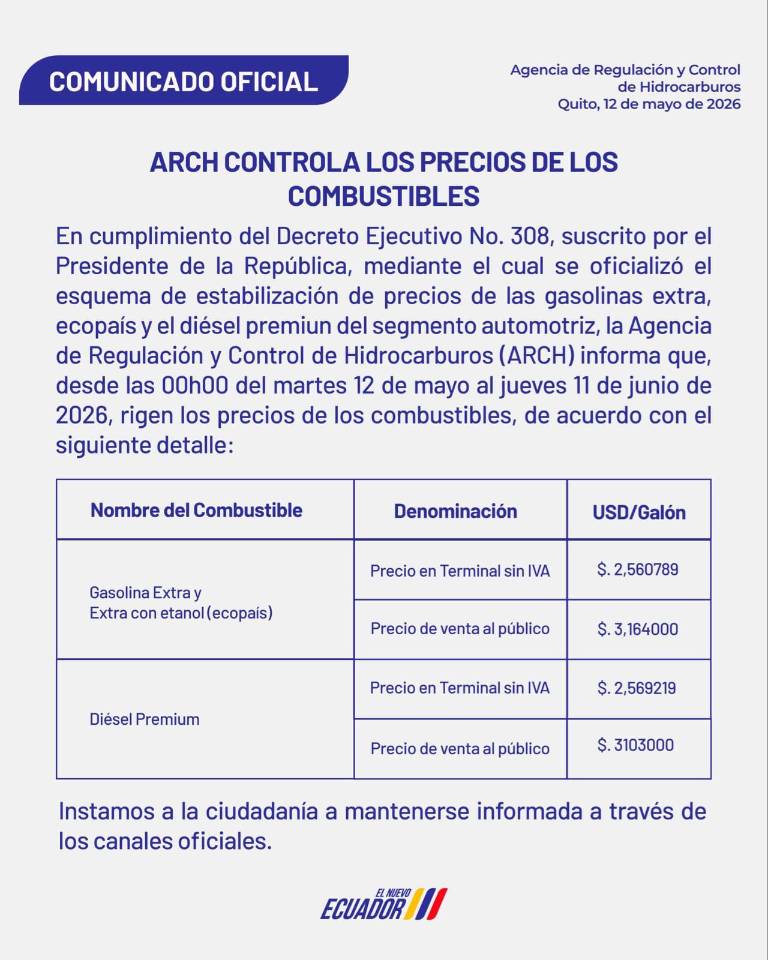 $!Comunicado sobre la subida de precios de gasolina.