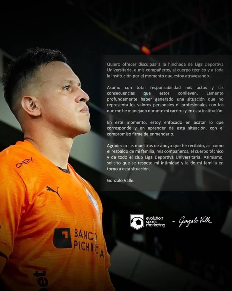 $!Comunicado de Gonzalo Valle.