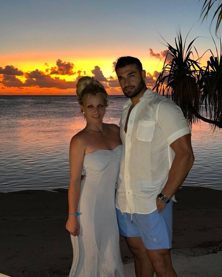 $!Britney Spears junto a su prometido, Sam Asghari.