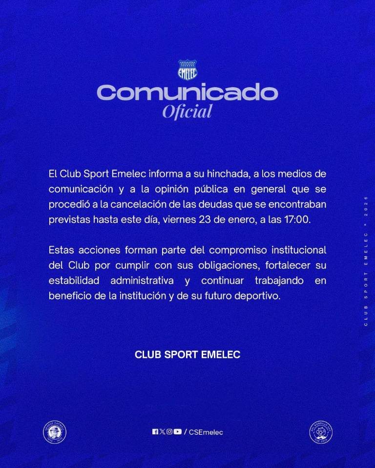 $!El bombillo informa que se cancelaron deudas previstas hasta hoy.