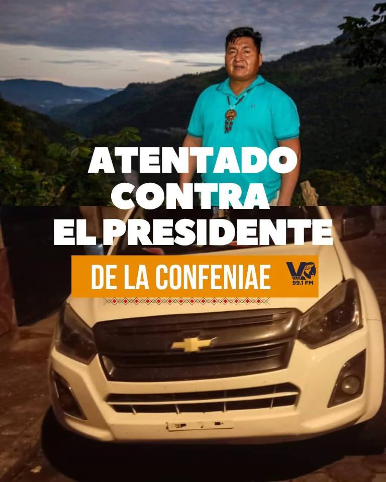 $!Atentado contra el presidente de la Confeniae.