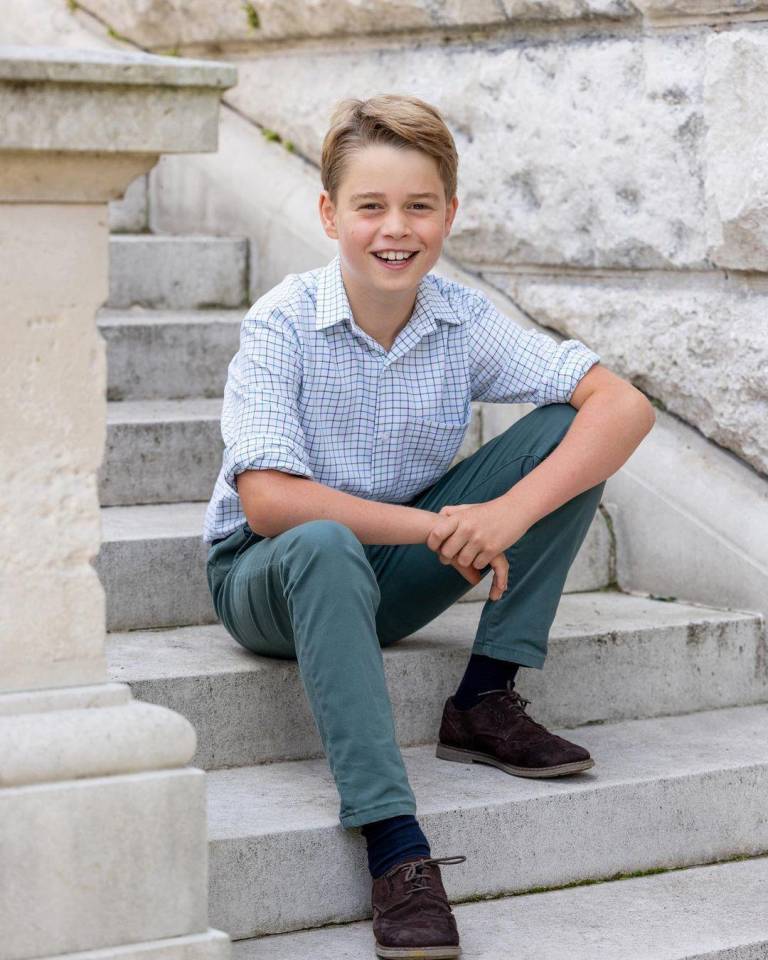 $!Príncipe George, hijo mayor de William y Kate, Príncipes de Gales.