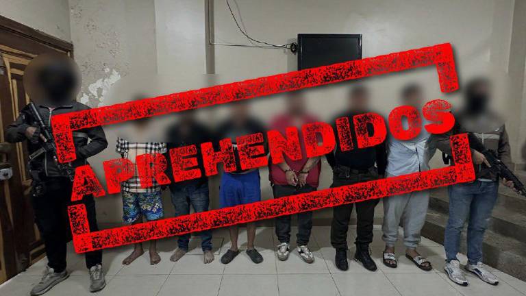 Dos policías y un vigilante, entre seis presuntos integrantes de 'Los Duendes' aprehendidos por robo de un camión en Guayas