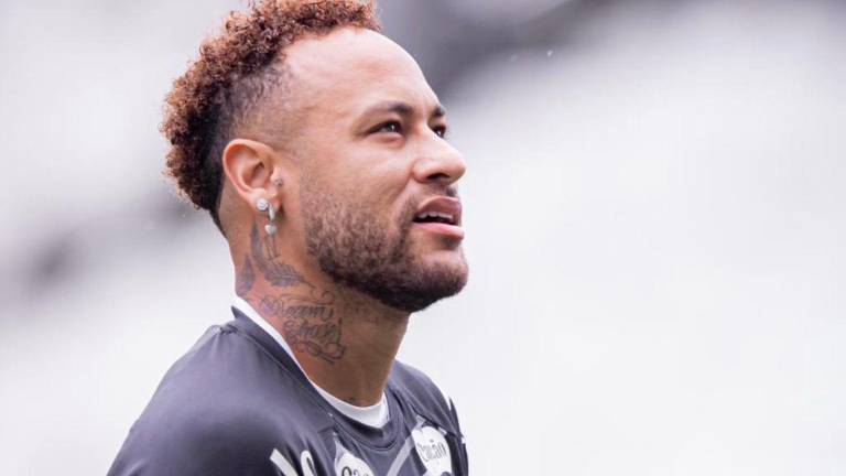 Neymar Jr., jugador del Santos FC.