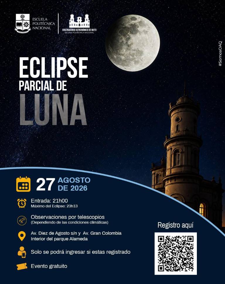 $!El Observatorio Astronómico de Quito realizará un evento gratuito, aunque con cupos limitados.