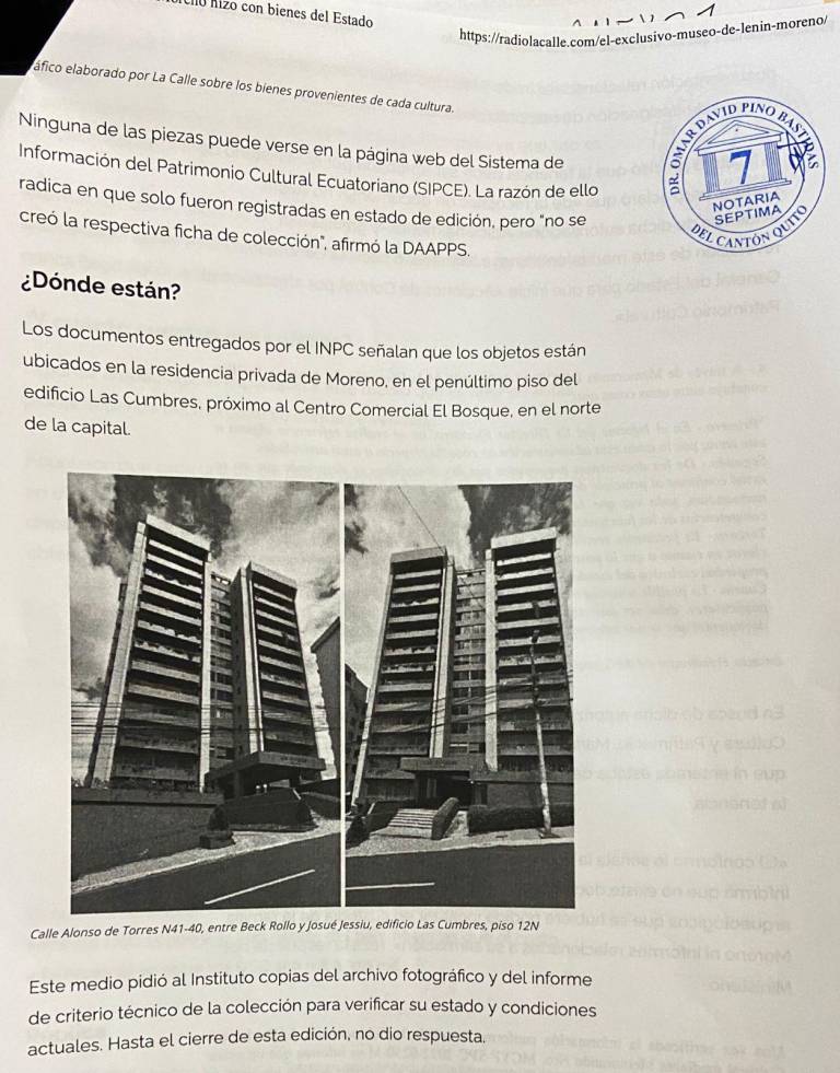 $!Piden allanar vivienda del expresidente Lenin Moreno por presunta desaparición de bienes de Carondelet