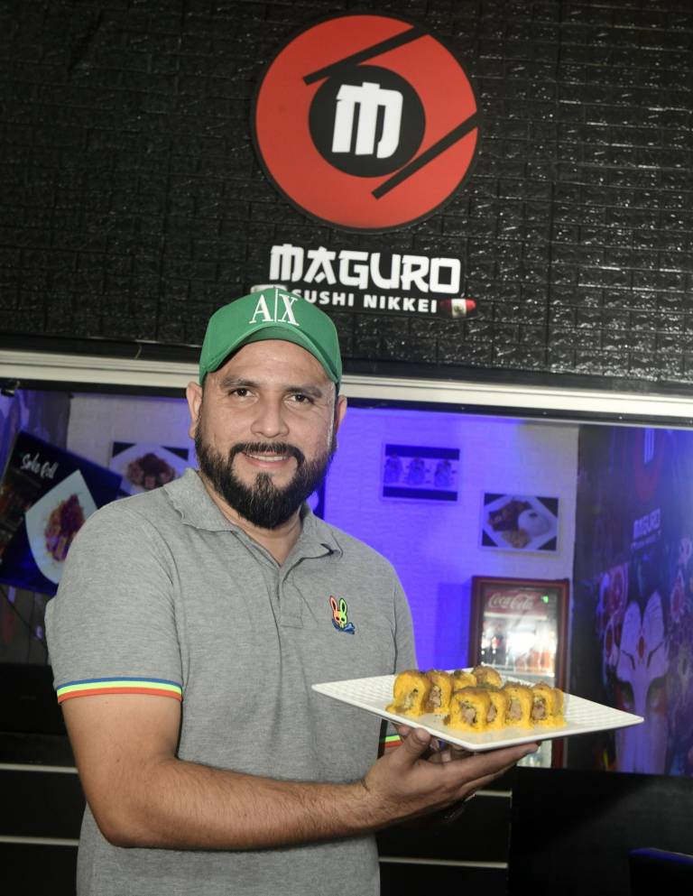 $!Elías Chávez propietario de Maguro Sushi.