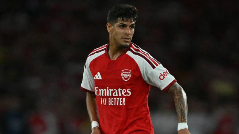 Piero Hincapié, defensa central del Arsenal.