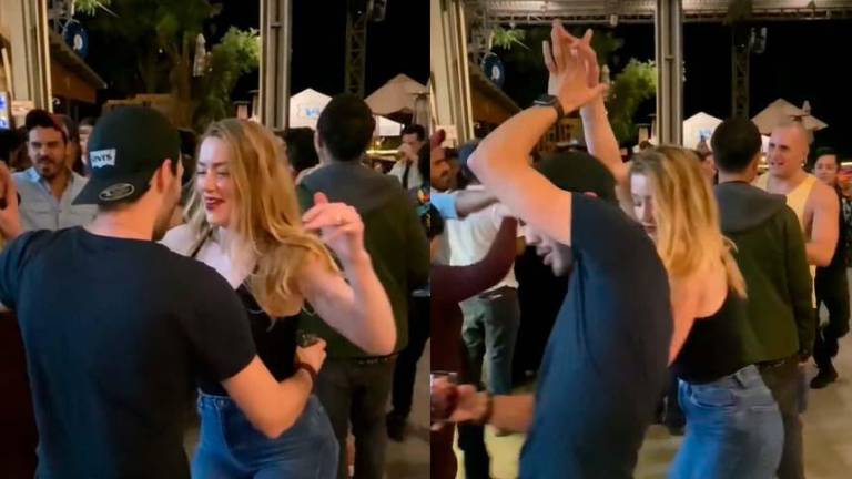 Amber Heard fue captada bailando 'Como la flor' de Selena Quintanilla