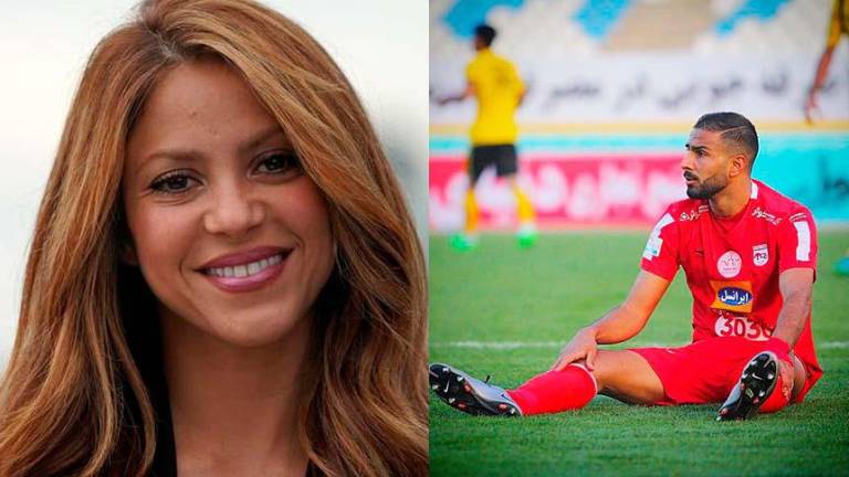 Shakira se pronuncia sobre la condena a muerte del futbolista Amir Nasr e Irán responde