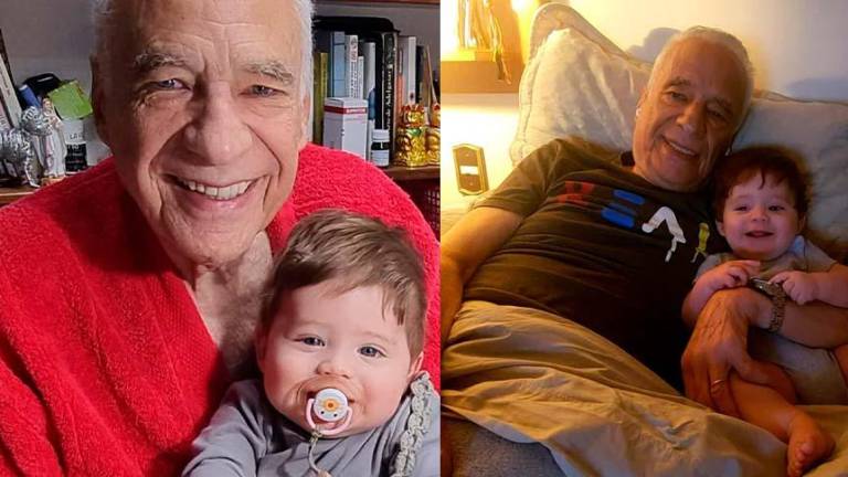 Hombre de 83 años graba videos a diario para que su pequeño hijo no lo olvide