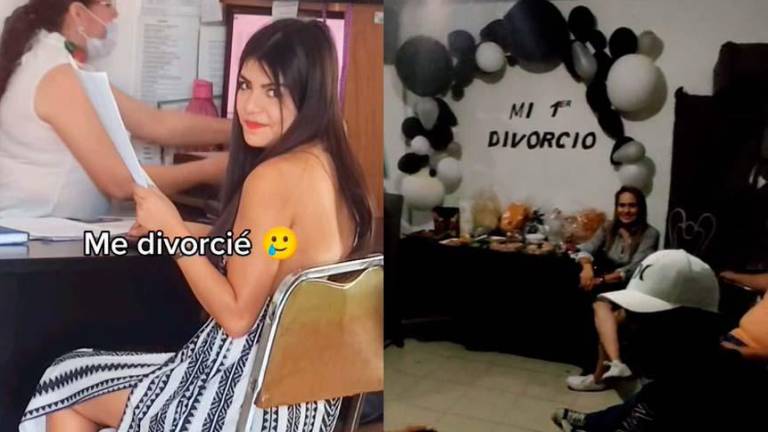 Mujer se divorció por primera vez, y su familia le organizó una fiesta para celebrarlo